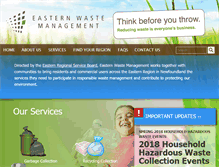 Tablet Screenshot of easternwaste.ca